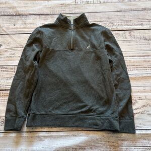 Nautica Men's Charcoal Zip-Up Sweater